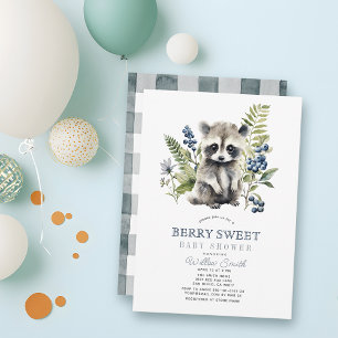 Invitation Baie bleue & Bébé Garçon Doux Fête Prénatale de Ba