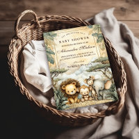 Baigneuse de bébé Animaux de Safari Boho