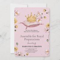 Bain de bébé royal dans le château de rêve