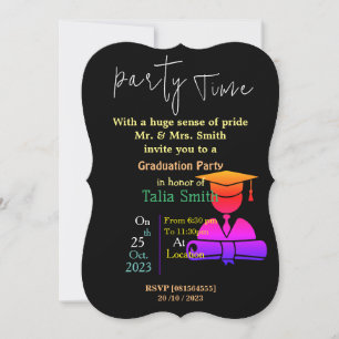 Invitation Baiser de diplôme