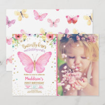 Baisers à papillon Jardin Floral Confetti Annivers