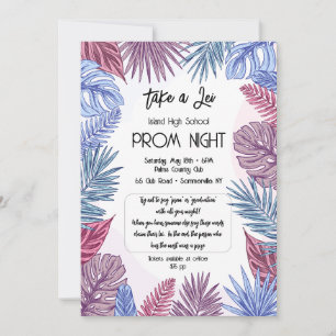 Invitation Bal Tropical
