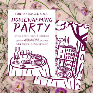 Invitation Balcon Whimsical Appartement Cuisine Maison Person