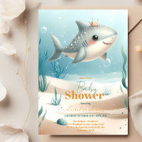 Baleine mignonne sous le Baby shower marin