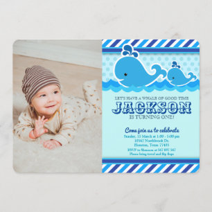 Invitation Baleine Nautique Sous La Mer Photo