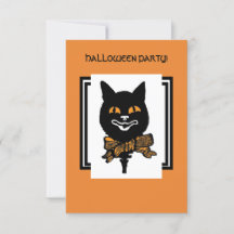 Balise cadeau HALLOWEEN NOUVEAU CHAT NOIR