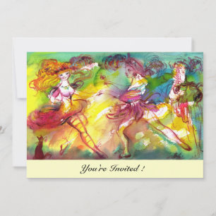 Invitation BALLET DE CARNAVAL / Mascarade Vénitienne, Musique