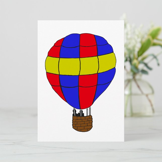 Invitation Ballon à air chaud (Créateur téléchargé)