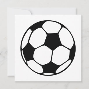 Invitation ballon de football