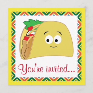 Invitation Bande dessinée de taco