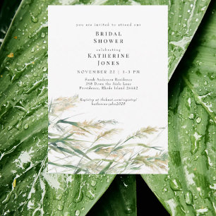 Invitation Baño de novia Boho Grass
