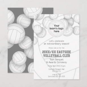 Invitation banquet de remise des prix de volley-ball de fin d