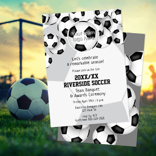 Invitation banquet des prix du soccer de fin de saison