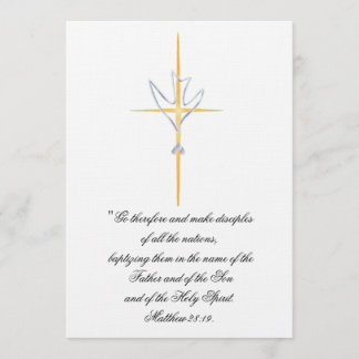 Invitation Baptême adulte/Ado