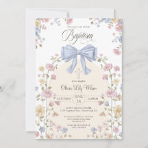 Baptême chrétien de fille Pastel arc-en-ciel Fleur