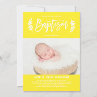 Baptême de Laurel Jaune Lairel Lumineuse Wreath Ba
