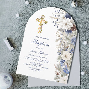 Invitation Baptême d'hiver
