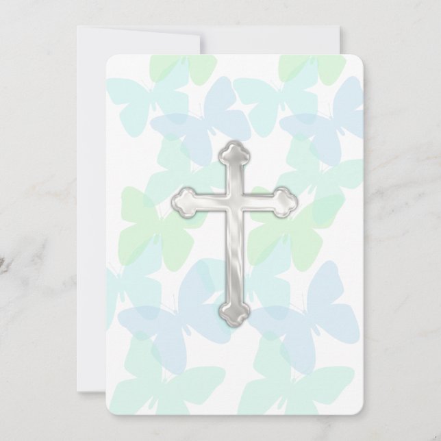 Invitation Baptême d'invitation / 1ère communion / Confirmati (Devant)