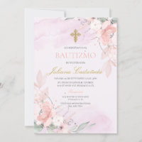 Baptême floral rose roux en espanol