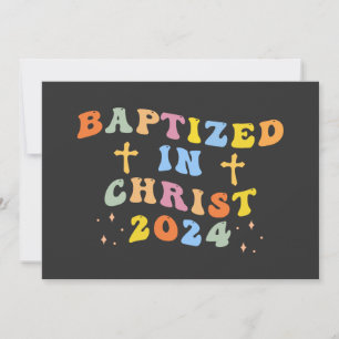 Invitation Baptisé en Christ