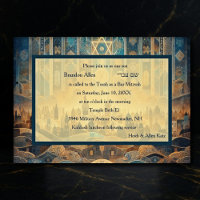 Bar Mitzvah Abstrait Arrière - plan Israël