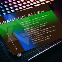 Bar Mitzvah Bleu et vert sur n'importe quelle coul