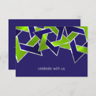 Invitation Bar Mitzvah Silver