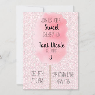 Invitation Barbe à Papa