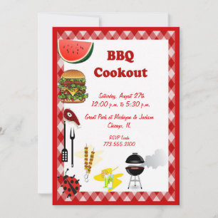 invitation barbecue