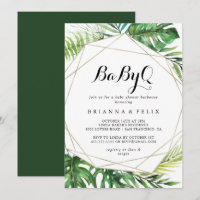 Barbecue de Baby shower Geometry Destination BabyQ