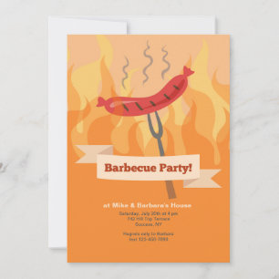 Invitation Barbecue Party