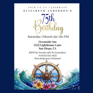 Invitation Barre de Navigation pour Voile 75e Anniversaire