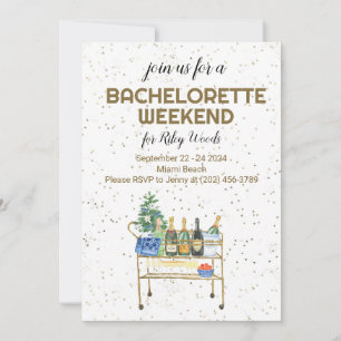Invitation Barre Panier Bachelorette Week-end Grandmillentena
