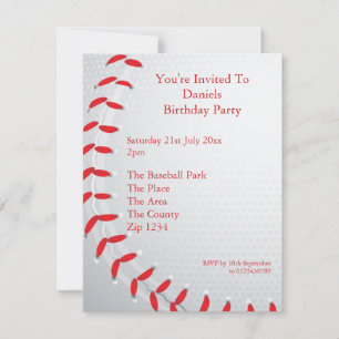 Invitation Baseball