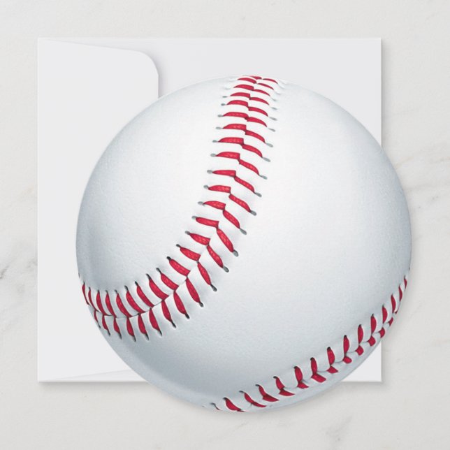 Invitation Baseball (Devant)