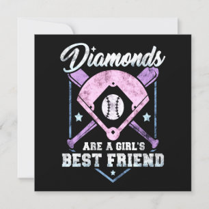 Invitation Baseball Lover   Les Diamants Sont Les Meilleurs A