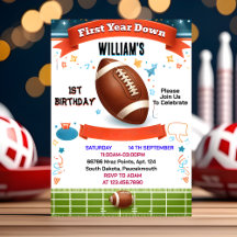 bash Sports garçons billet Football 1er anniversai