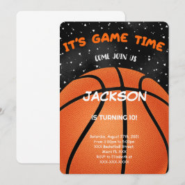 Invitation Basket-ball