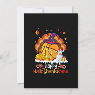 Invitation Basket Halloween Noël Thankesgiving Hallot