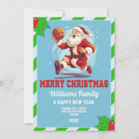 Basketball santa claus Carton