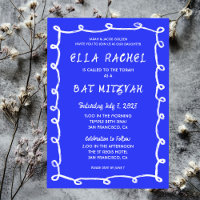 Bat mitzvah de la barre personnalisée de boucles d
