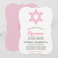 BAT MITZVAH mignon étoile moderne d'interpolation 