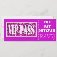 Bat mitzvah VIP pétillant rose