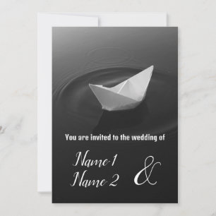 Invitation Bateau en papier Odyssey