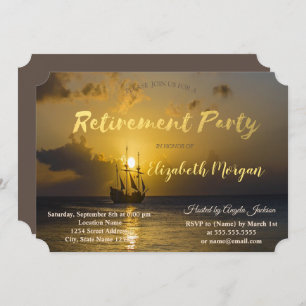 Invitation Bateau Le Jour De La Retraite