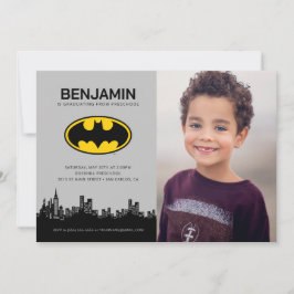 Invitation Batman - Gotham City | Diplôme préscolaire