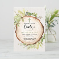 Bautizo baptism espagnol langue rustique garçon