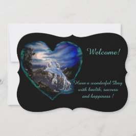 Invitation Bay at Night, Dolphin Love, Ajouter votre texte