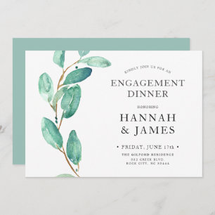 Invitation Bayou Botanical Engagement