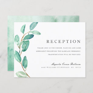 Invitation Bayou Botanical   Réception de mariage